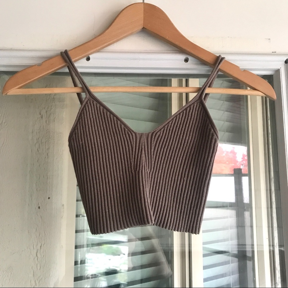 Zara Knit Crop Top NWOT